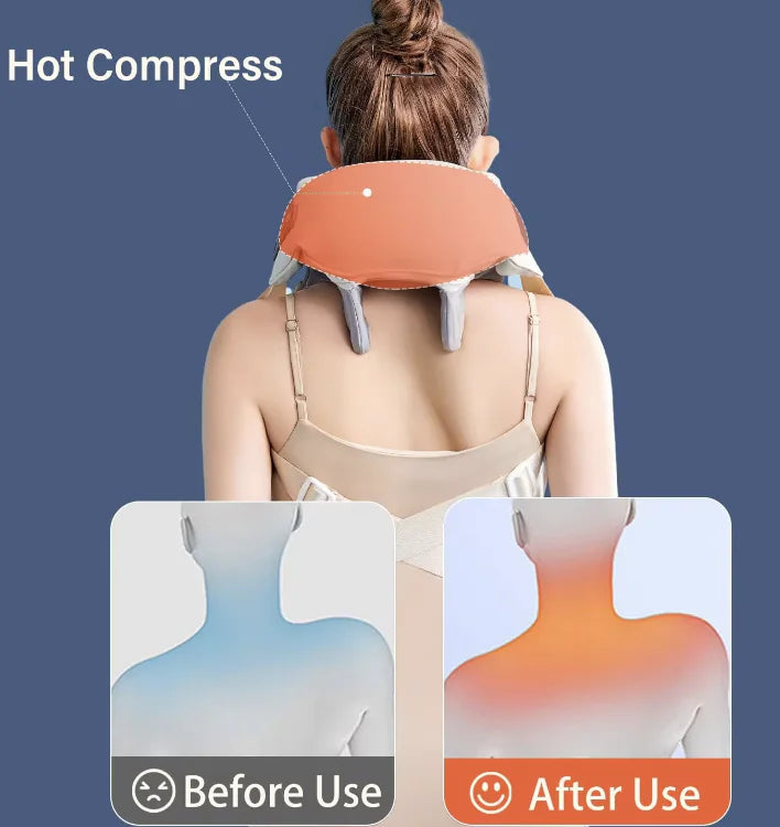 Heated Back and Neck Pain Reliever - Fit Fusion Flex