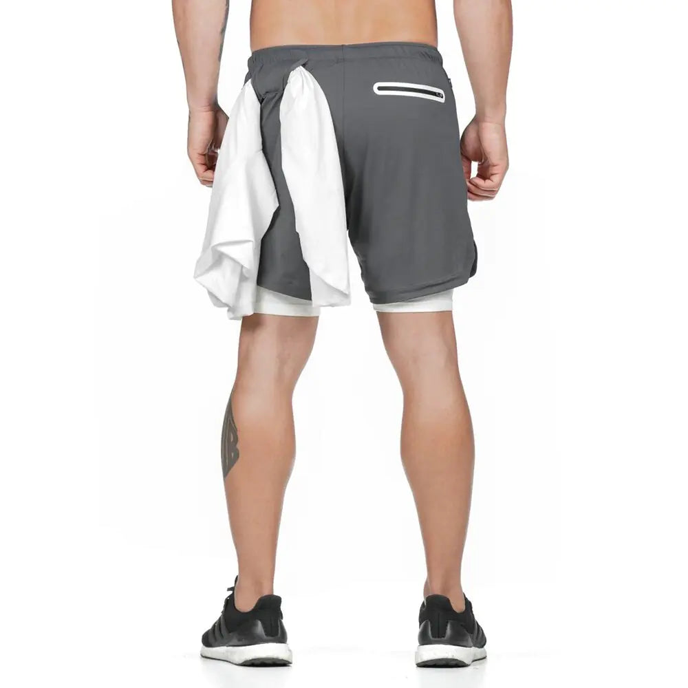 Running Pocket Lining Shorts With Built-in - Fit Fusion Flex