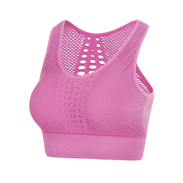 Fitness Mesh Sports Bra - Fit Fusion Flex