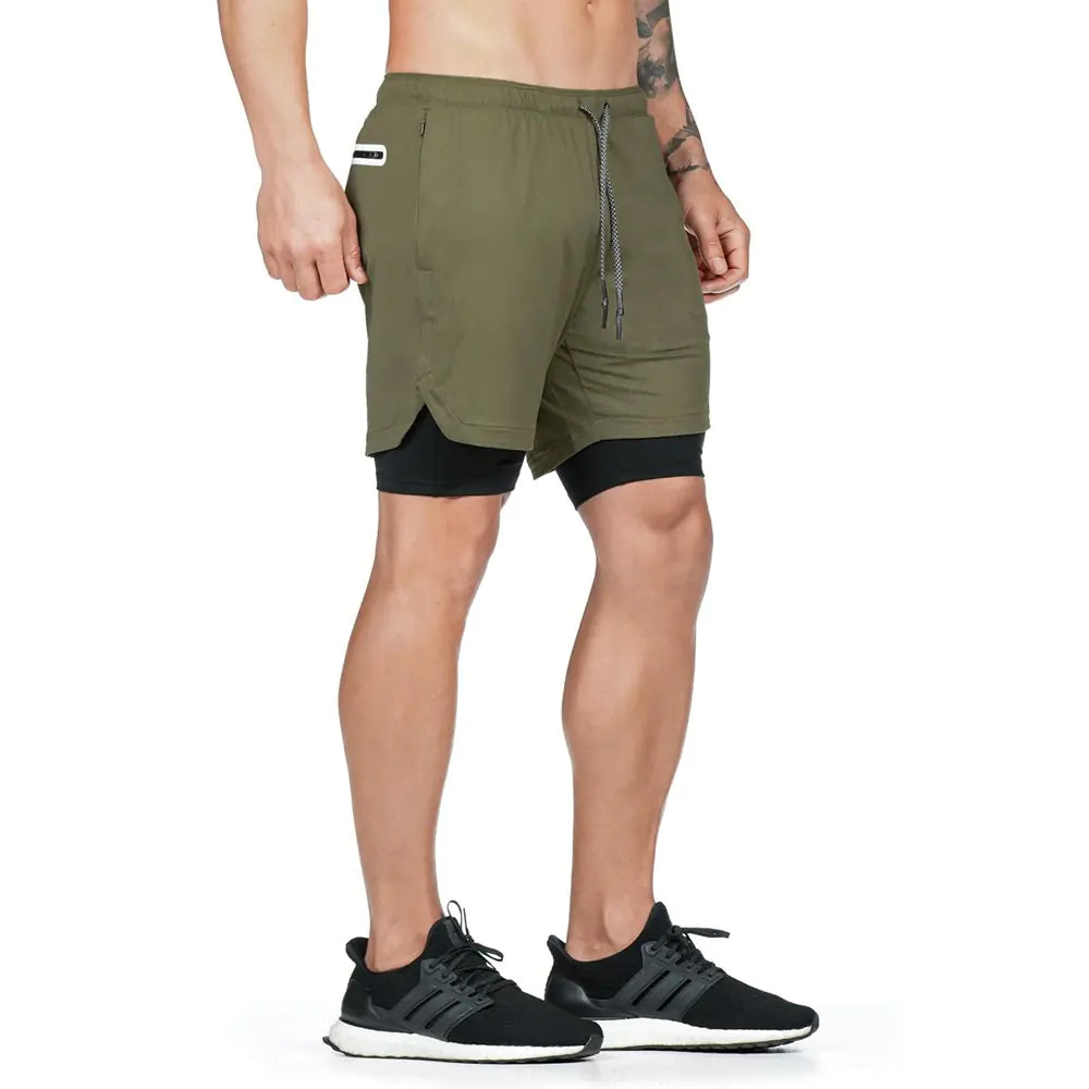 Running Pocket Lining Shorts With Built-in - Fit Fusion Flex