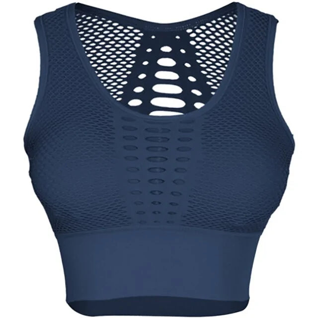 Fitness Mesh Sports Bra - Fit Fusion Flex