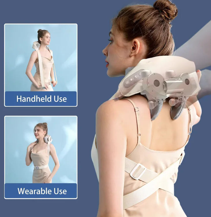 Heated Back and Neck Pain Reliever - Fit Fusion Flex