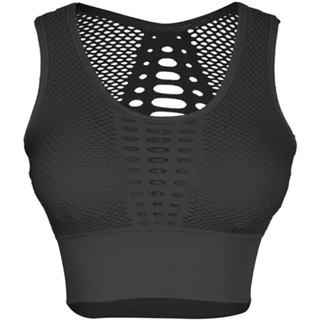 Fitness Mesh Sports Bra - Fit Fusion Flex